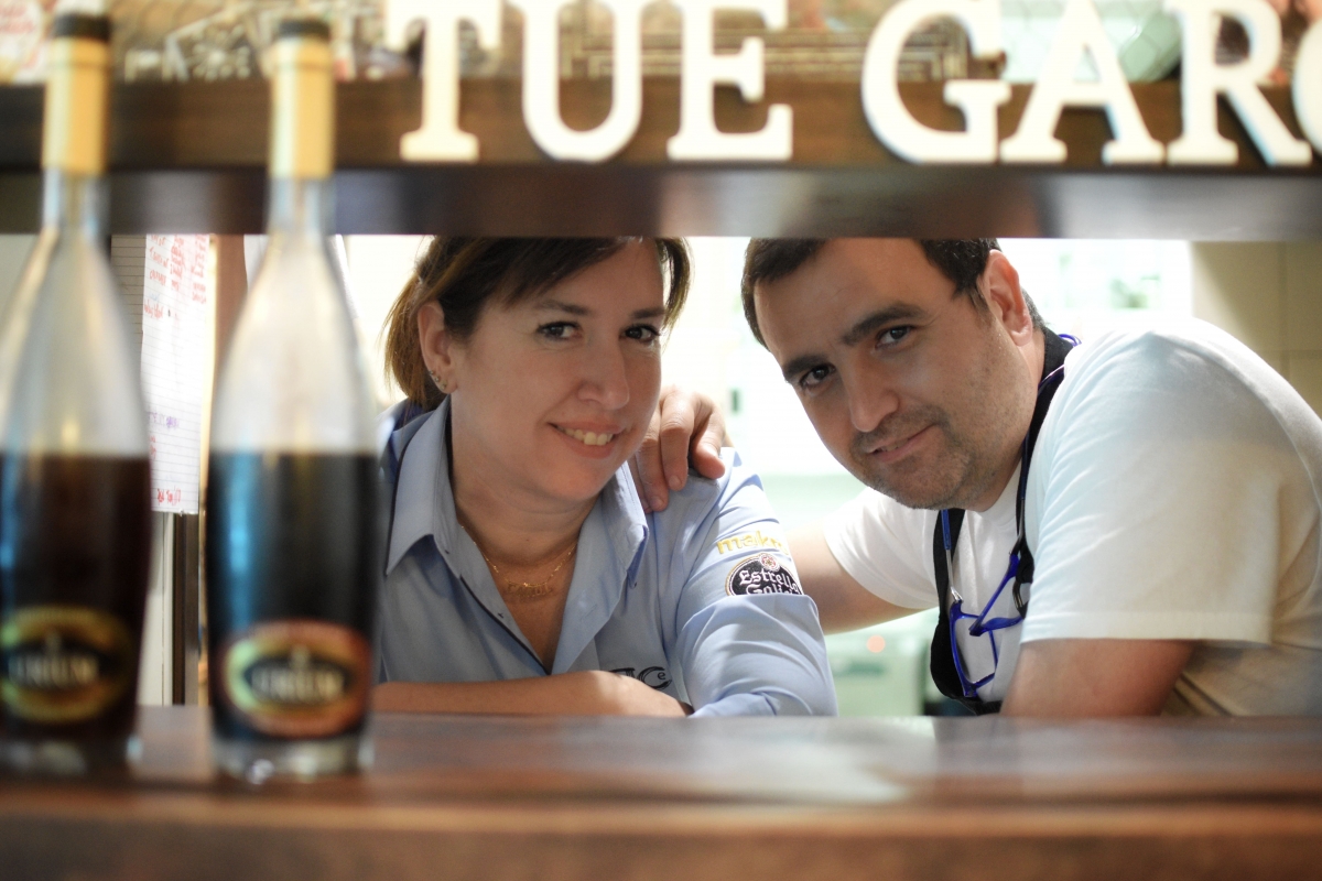Chef Tue García y Carolina, de 12Tapas