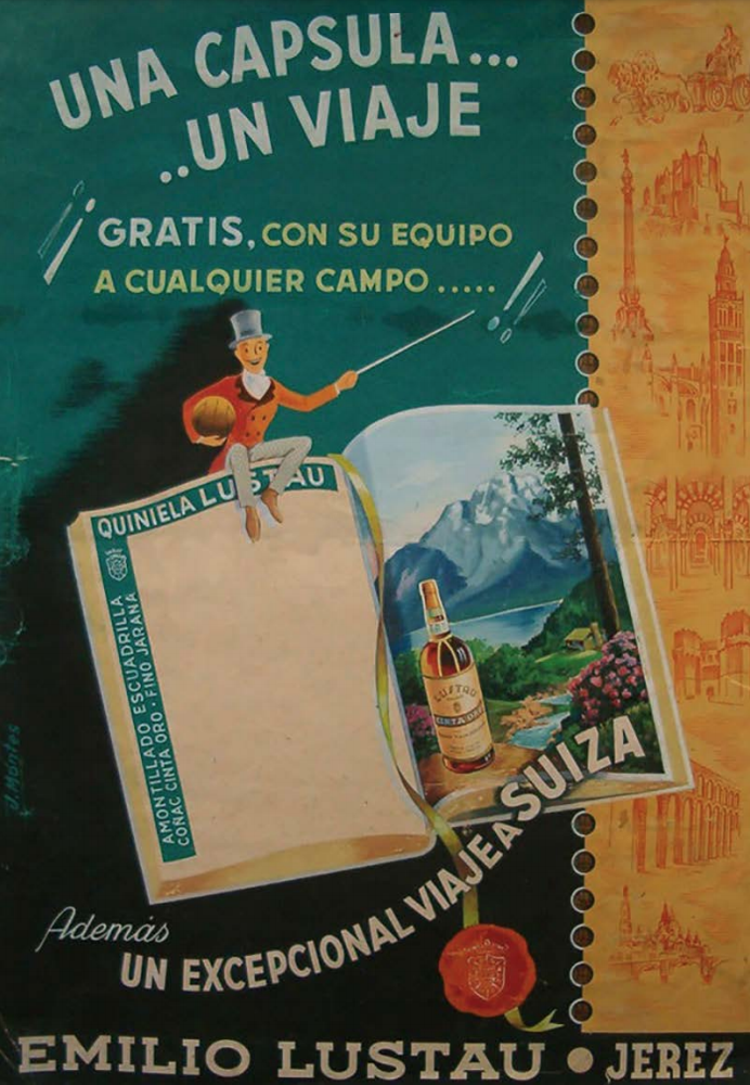 ProGraMa, cartel Emilio Lustau, Jerez (s/f). Archivo familia Juan Montes.