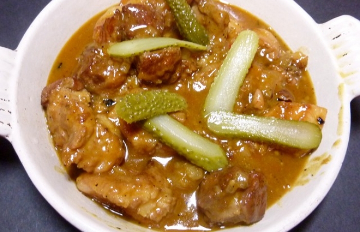 Pig Cheeks in Sherry
