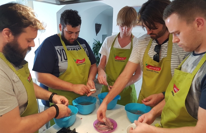 Preparing Fresh Anchovies