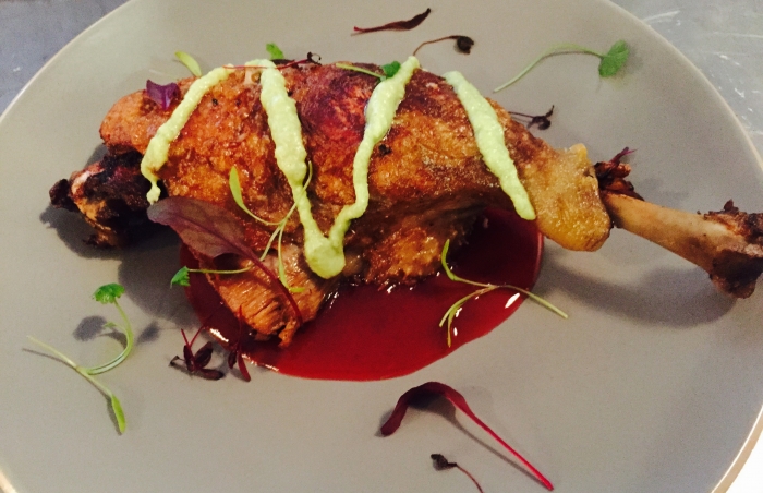 Sherry Poached Duck