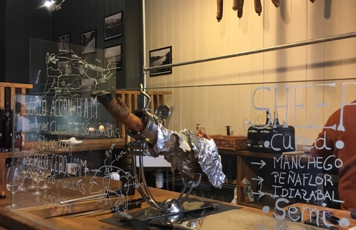 Jamon Carving at Goya 23 in Edinburgh