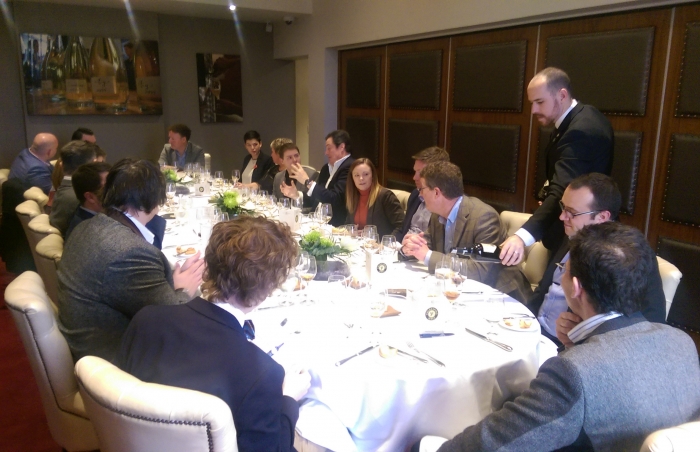 Trade Tasting Lunch for Sommliers and Wine Merchants 