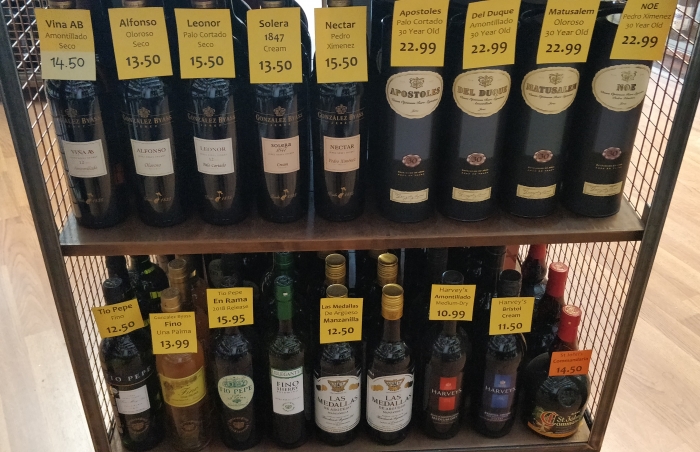 Soho Wine Supply Sherry Selection