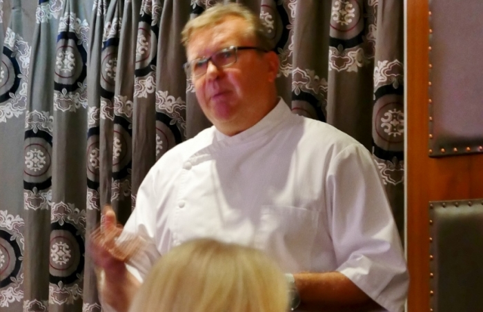 Chef Patron Nigel Haworth talks through his pairing menu
