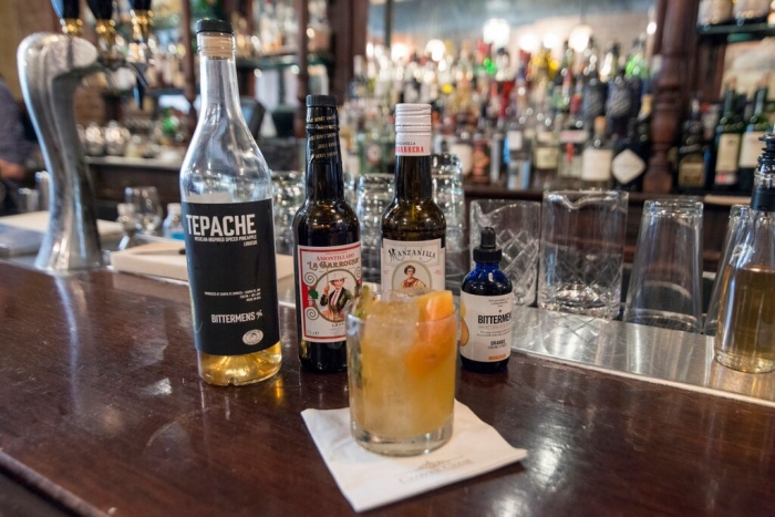 Abigail Gullo, Sherry Cocktail Competition 2014, "Smoke on Blonde"