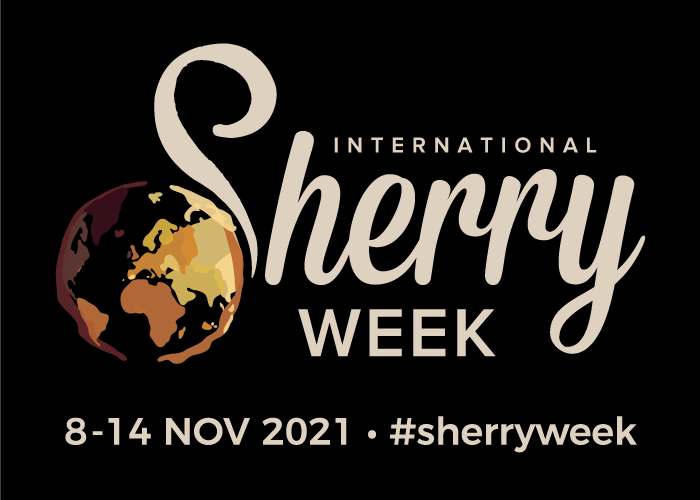 Sherry Week Logo on Black