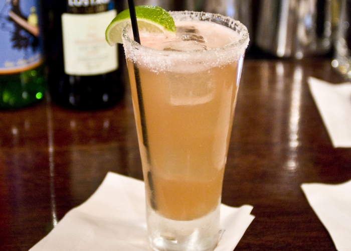 Smoked Palomino cocktail