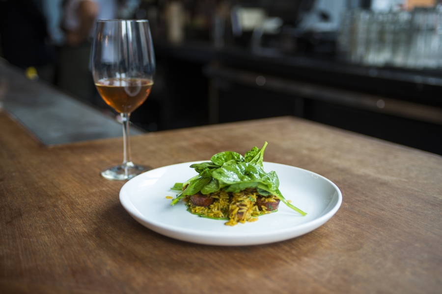 Duck-sausage-paired-with-Palo-Cortado-sherry-wines