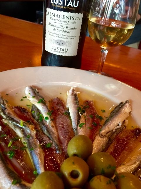 Matrimonio paired with Manzanilla Pasada