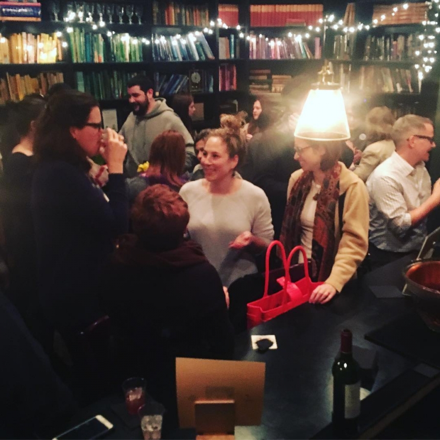 The Reading Room bar is also a functioning lending library where patrons donate or borrow books regularly.